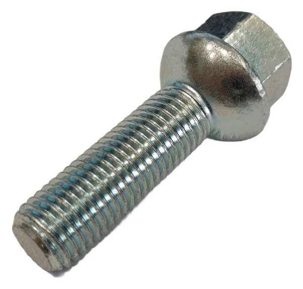 Śruby do kół i felg M12x1.50 45mm kula ocynkowane  - M12-1.50-45-K