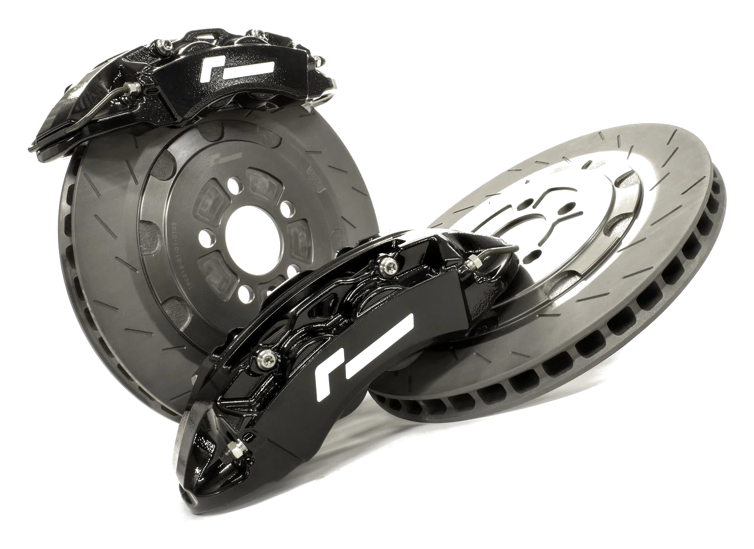 RacingLine Stage 2 Evo Big Brake Kit 345mm 4 Pot for VW Polo AW Seat Ibiza 6F Audi A1GB Black