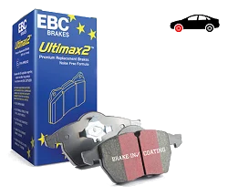 DP1524 Klocki hamulcowe ULTIMAX2 EBC Brakes Ford EcoSport EcoSport Mk2 Focus Mk2 Focus Mk3 Focus CC Kuga Mk1 Kuga Mk2 Mazda 3 BK 3 BL 5 CR 5 CW Volvo C30 C30 D2 C30 D3 C30 D4 C30 D5 C30 T5 C