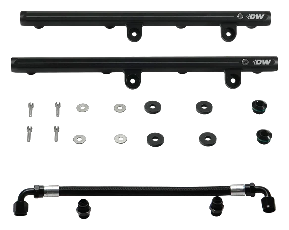Listwy paliwowe Hemi z przewodem łączącym DeatschWerks Dodge Chrysler 2005-2023