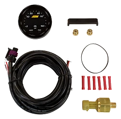 Wskaźnik ciśnienia oleju AEM X-Series  10 Bar 150 PSI