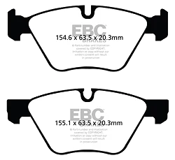 DP1493 Klocki hamulcowe ULTIMAX2 EBC Brakes BMW 1 Series E81 120 1 Series E82 Coupe 120 1 Series E82 Coupe 125 1 Series E87 120 1 Series E88 Convertible 120 1 Series E88 Convertible 125 5 Se