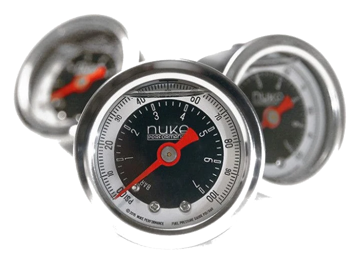 Nuke Performance Fuel Pressure Gauge 7 BAR / 100 PSI