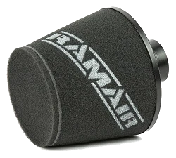 Uniwersalny stożkowy filtr powietrza aluminium Ramair JS-070-BK 70mm