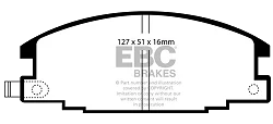 DP746 Klocki hamulcowe ULTIMAX2 EBC Brakes Isuzu MU Rodeo Trooper Opel Campo Frontera VAUXHALL Frontera VAUXHALL COMMERCIAL Brava Holden Australia and New Zealand Rodeo TF