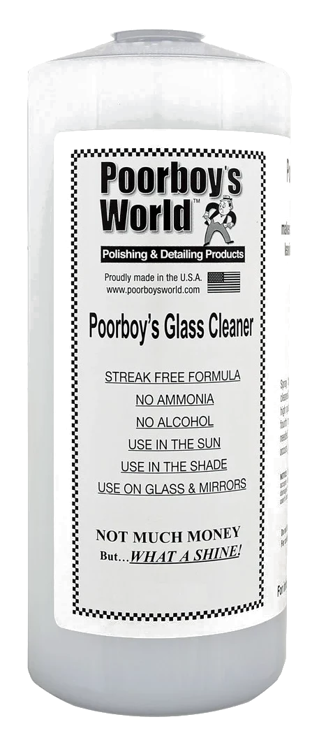 POORBOY'S WORLD Glass Cleaner płyn do mycia szyb bez alkoholu i amoniaku 946ml