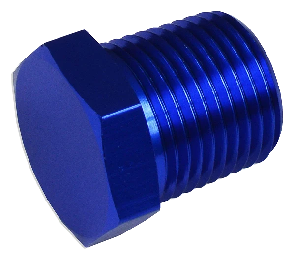 Adapter 3/4 NPT korek zaślepka Niebieski