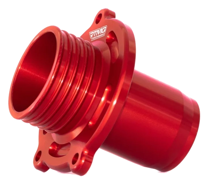 RTMG Performance Muffler Delete for K03 Turbocharger 1.8 TSI Red