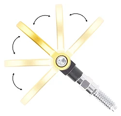 Ucho holownicze Jr.Spec okrągłe M16x3.0 żółte