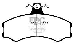 DP425/2 Klocki hamulcowe ULTIMAX2 EBC Brakes Alfa Romeo R6 Citroen C22 C25 Fiat Ducato Iveco Massif Peugeot J5 Santana PS10 Talbot Express - DP425/2