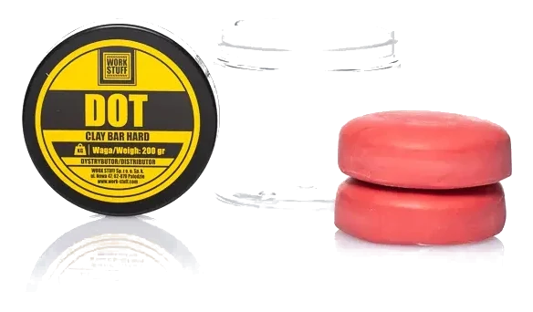 WORK STUFF Dot Clay Bar Hard 200g
