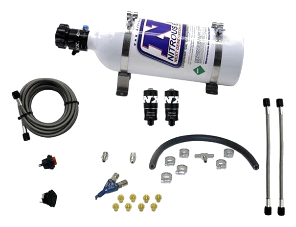 EFI Single Nozzle Piranha System 35-50-75Hp with 5Lb Bottle Nitrous Express NX 20001-05