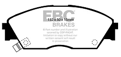 DP2706 Klocki hamulcowe GREENSTUFF EBC Brakes Honda Civic 4th Gen EC Civic 4th Gen ED Civic CRX ED9 Civic Shuttle EE Integra Not UK AV/DA1 Honda Civic CRX Prelude Integra Not UK AV/DA1 GSi P