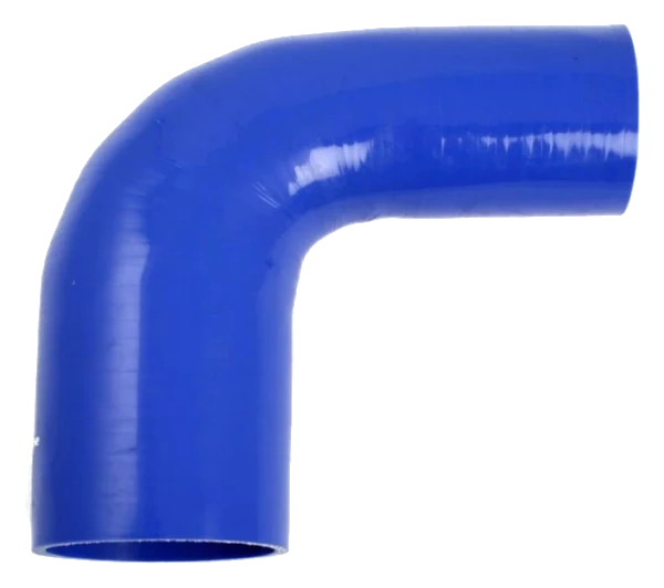 Wąż silikonowy niebieski 90 stopni 2,75 - 4" (70-102mm)