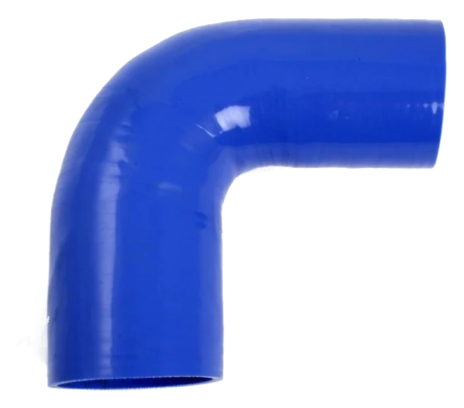Wąż silikonowy niebieski 90 stopni 2,5 - 3,5" (63-89mm)