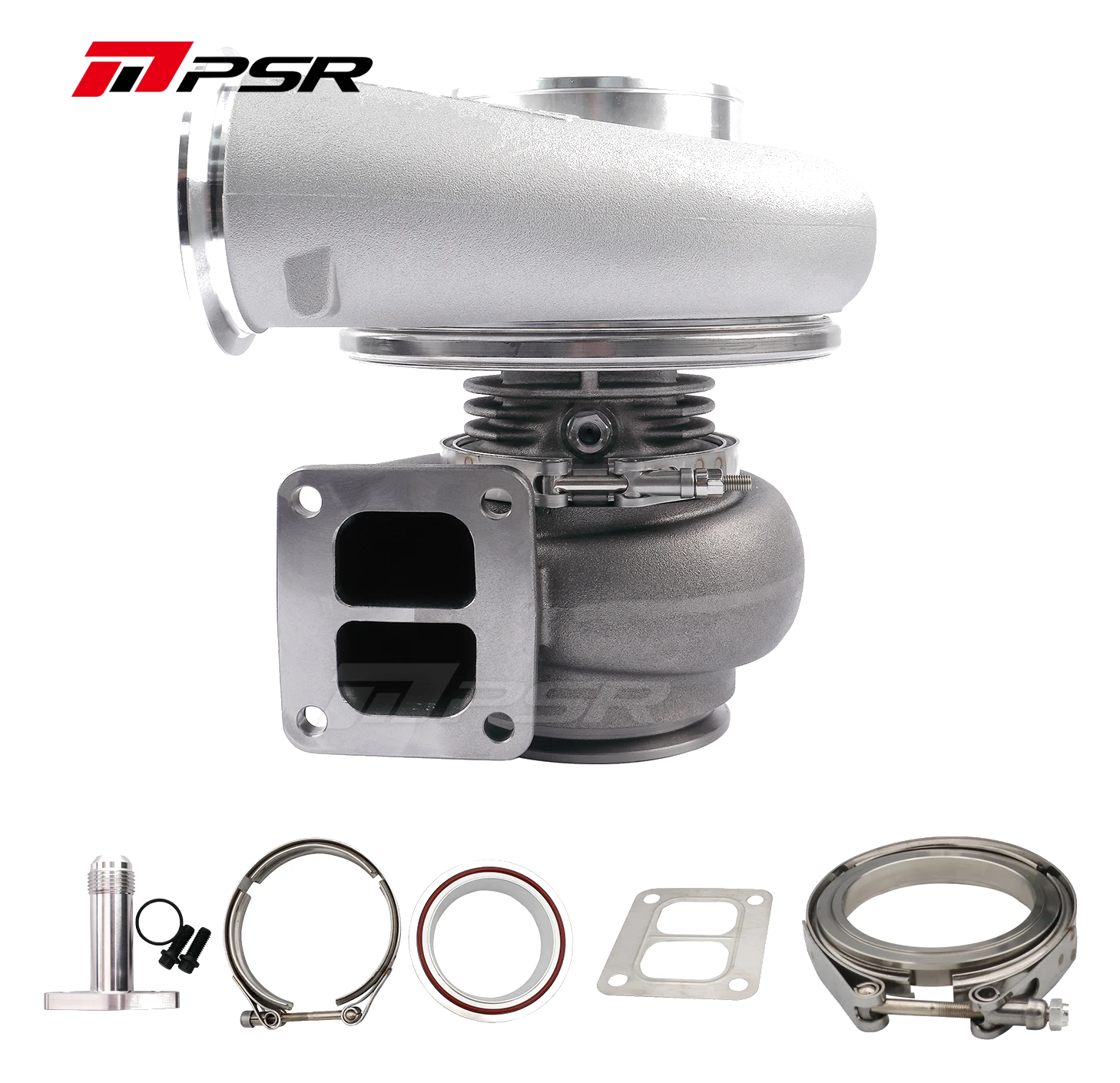 Turbosprężarka Pulsar PSR 8385E łożyska kulkowe UP to 1700HP Standard Compressor T4 Divided 1.28A/R