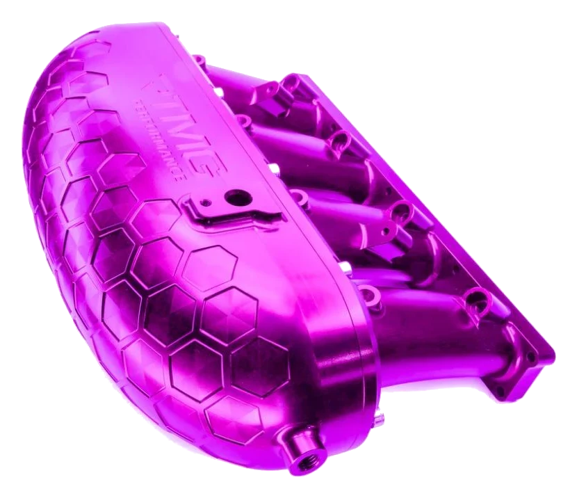 Billet Aluminum Intake Manifold V2 with Flap Delete Kit without Fual Rail RTMG Performance for 1.8 2.0 TSI TFSI EA888 Gen 3 Purple