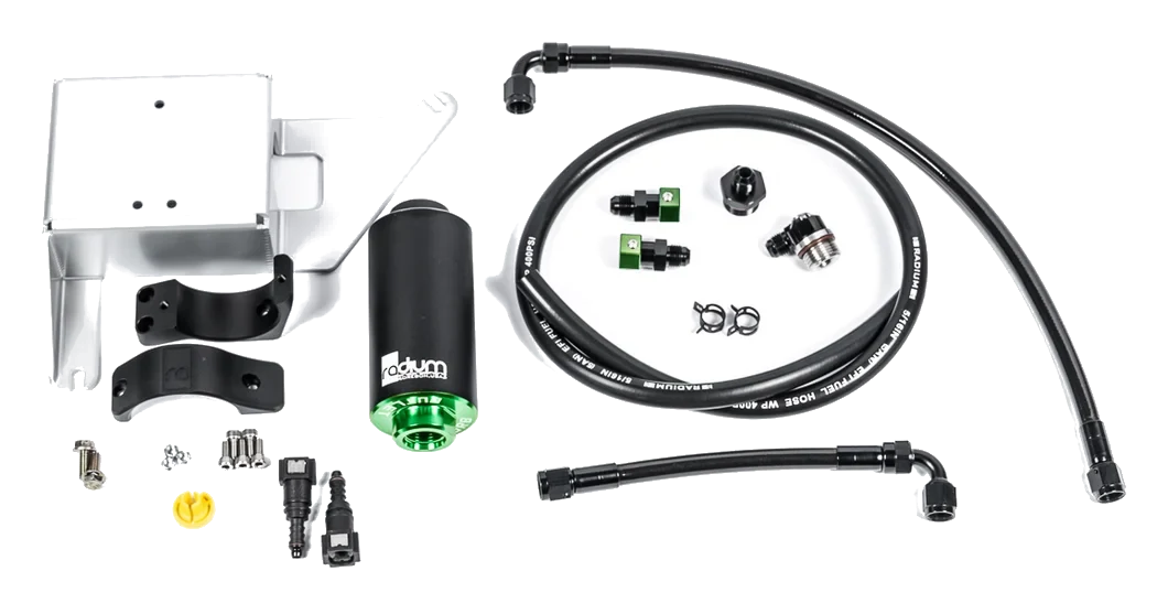 Radium Engineering Fuel Filter Kit Microglass Filter for Ford Mustang 2015+