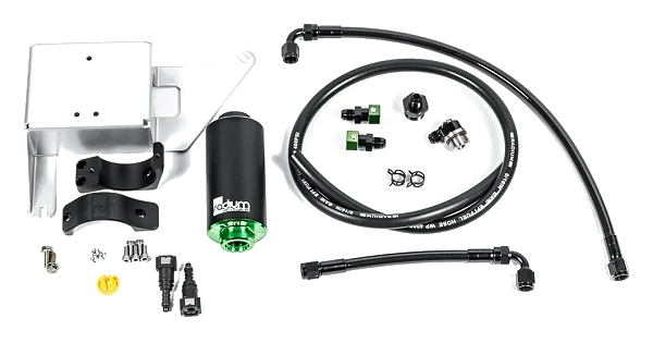Radium Engineering Fuel Filter Kit Microglass Filter for Ford Mustang 2015+