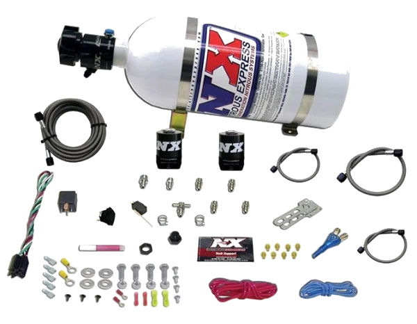 Zestaw mokry nitro NOS Nitrous Express NX 20923-10 Sport Compact EFI z jedną dyszą i butlą 10lbs (4.5kg)