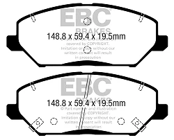 DPX2362 Klocki hamulcowe ULTIMAX2 EBC Brakes Hyundai KIA Ceed CD ProCeed CD XCeed i30 PD
