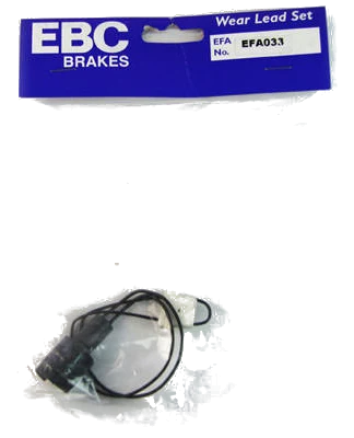EFA033 Czujnik zużycia klocków hamulcowych EBC Brakes BMW 3 Series E30 316 3 Series E30 318 3 Series E30 320 3 Series E30 323 3 Series E30 324 3 Series E30 325 3 Series X 4WD E30 325 Z1 BMW