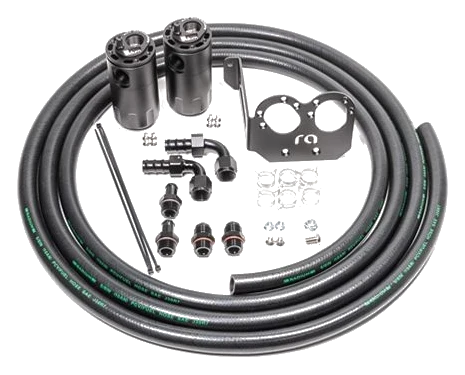 Dual Catch Can Kit for Shelby GT500 S197 Fluid Lock Radium Engineering