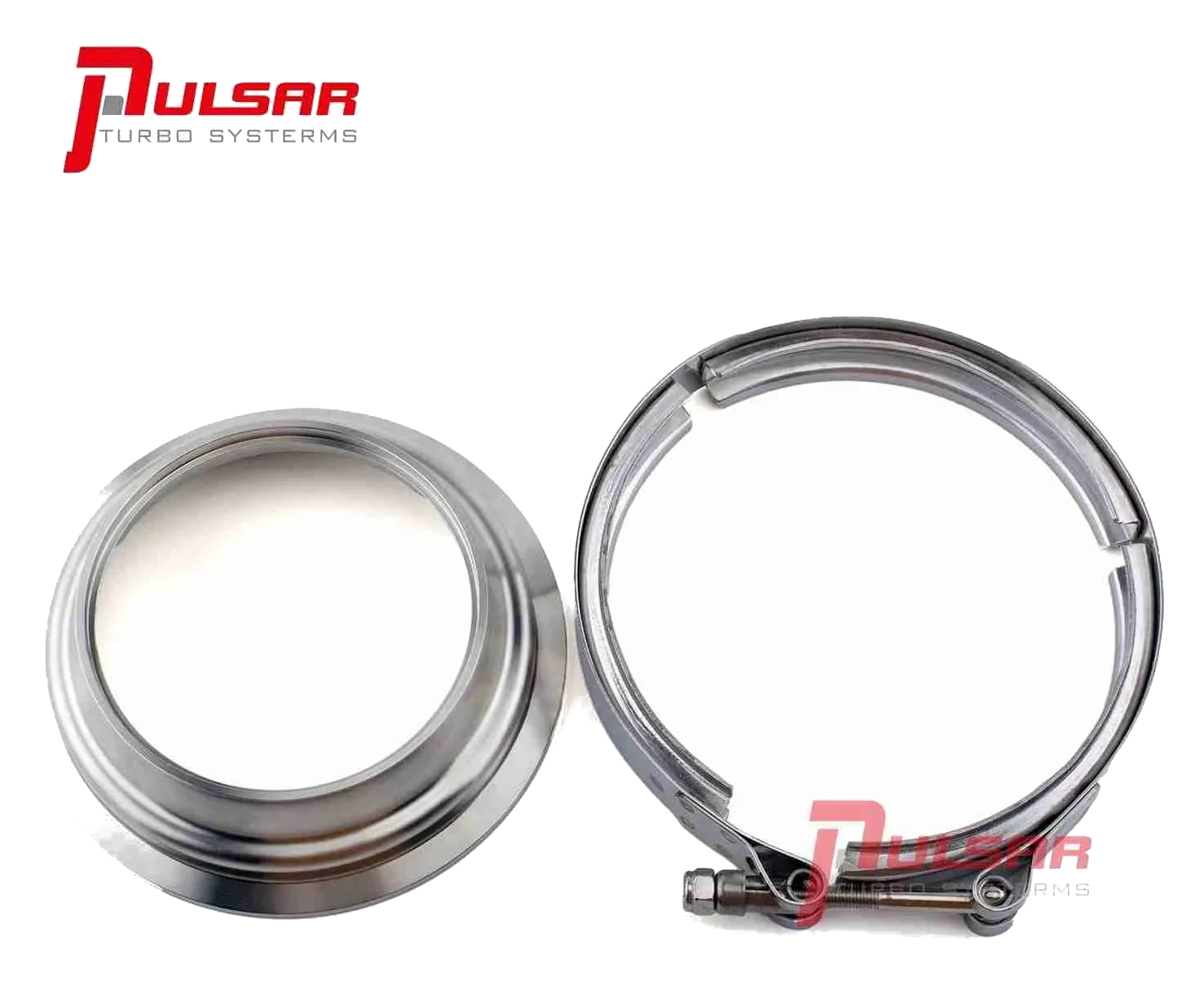 Pulsar PSR Flange Clamp Kit Stainless Steel 400 T6 Turbo 5" to 4"