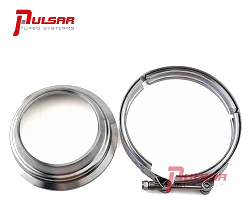 Pulsar PSR Flange Clamp Kit Stainless Steel 400 T6 Turbo 5" to 4"