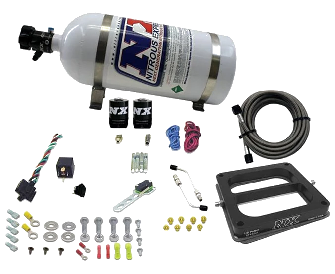 4500 Conventional Plate System Alcohol Pro-Power 100-500Hp with 10Lb Bottle Nitrous Express NX 50075-10