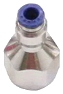 AN3 Female to 1/8" Poly Push Lock Fitting Nozzle to Poly Line Fitting Nitrous Express NX 15105