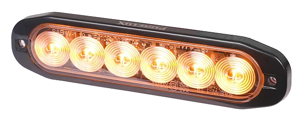 Lampa Ostrzegawcza Kogut LED Purelux Strobe Ultra Slim 12V 24V 118mm 12W