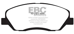 DP61783 Klocki hamulcowe GREENSTUFF EBC Brakes Hyundai Grand Sante Fe Santa Fe 2nd Gen Santa Fe 3rd Gen KIA Sorento Ssangyong Rexton Y400 Hyundai Entourage Santa Fe CM Santa Fe DM Santa Fe X