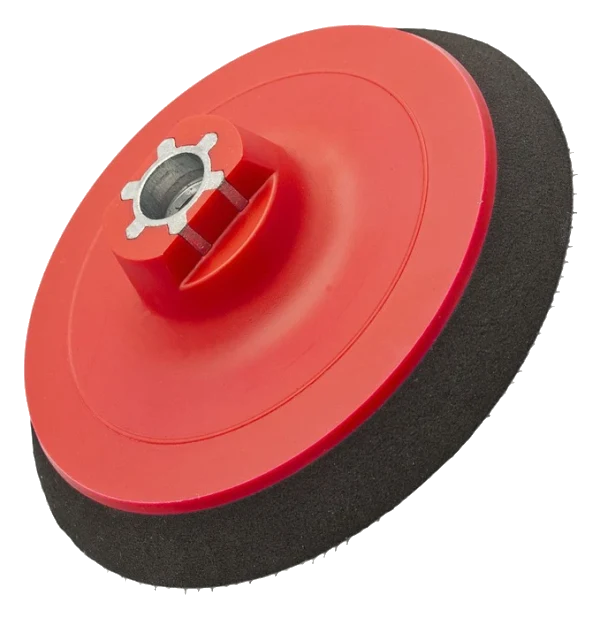 FLEXIPADS 125mm M14 x 2 Talerz mocujący SOFT czerwony