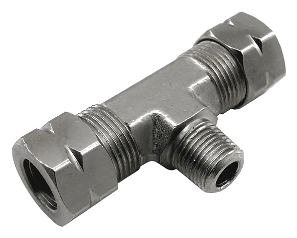 3/8 Compression X 1/8 Male NPT Branch T Nitrous Express NX 16096