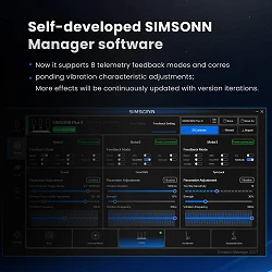 Haptyczny Reaktor Pedałowy z Wibracjami SIMSONN VAM Pro Silnik Liniowy Symulator Simracing - VAM P