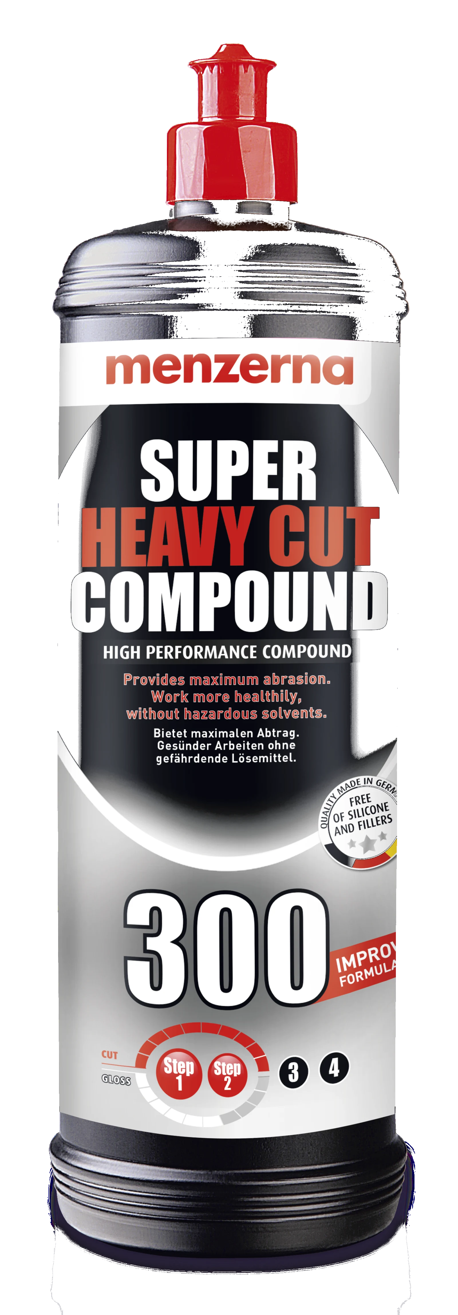 Menzerna Super Heavy Cut Compound 300 mocno ścierna pasta polerska 1l 1000ml  - 22204.261.001