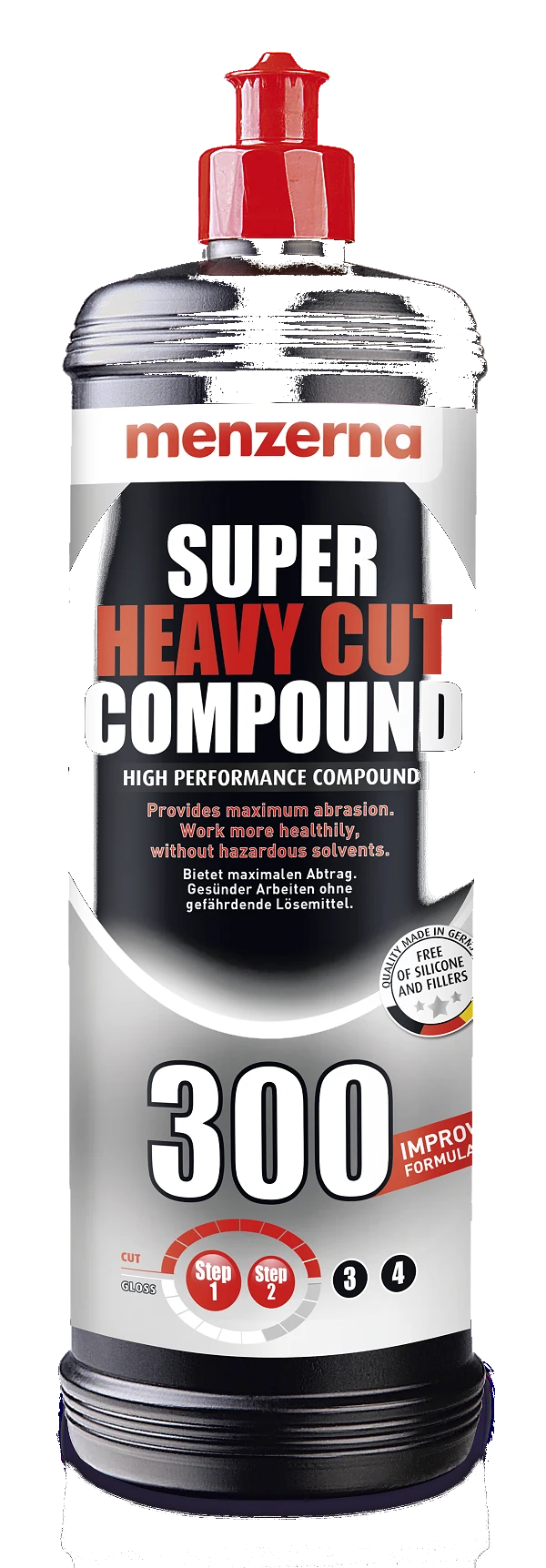 Menzerna Super Heavy Cut Compound 300 mocno ścierna pasta polerska 1l 1000ml  - 22204.261.001
