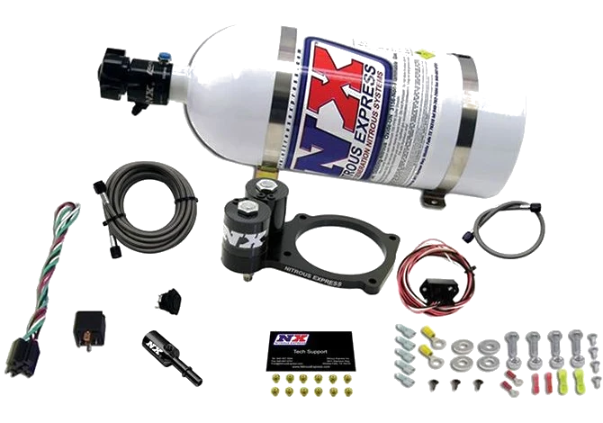 Nitrous Plate System with 10Lb Bottle for Dodge Hellcat / Demon Nitrous Express NX 20943-10