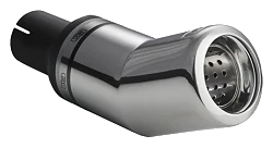 Uniwersalna końcówka tłumika okrągła 80mm długość 170mm średnica montażowa 45mm - N1-13-1/45