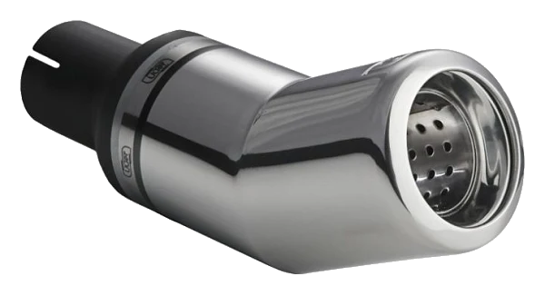 Uniwersalna końcówka tłumika okrągła 80mm długość 170mm średnica montażowa 45mm - N1-13-1/45