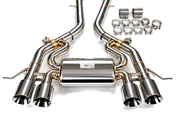 Aktywny układ wydechowy z klapami Cat-Back Single Mid-Pipe FMIC.Pro BMW M3 G80 G81 M4 G82 G83 3.0 S58 2021-