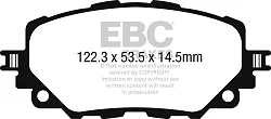 DPX2263 Klocki hamulcowe ULTIMAX2 EBC Brakes Fiat 124 Spider Mazda MX5 RF ND MX5 Mk4 ND