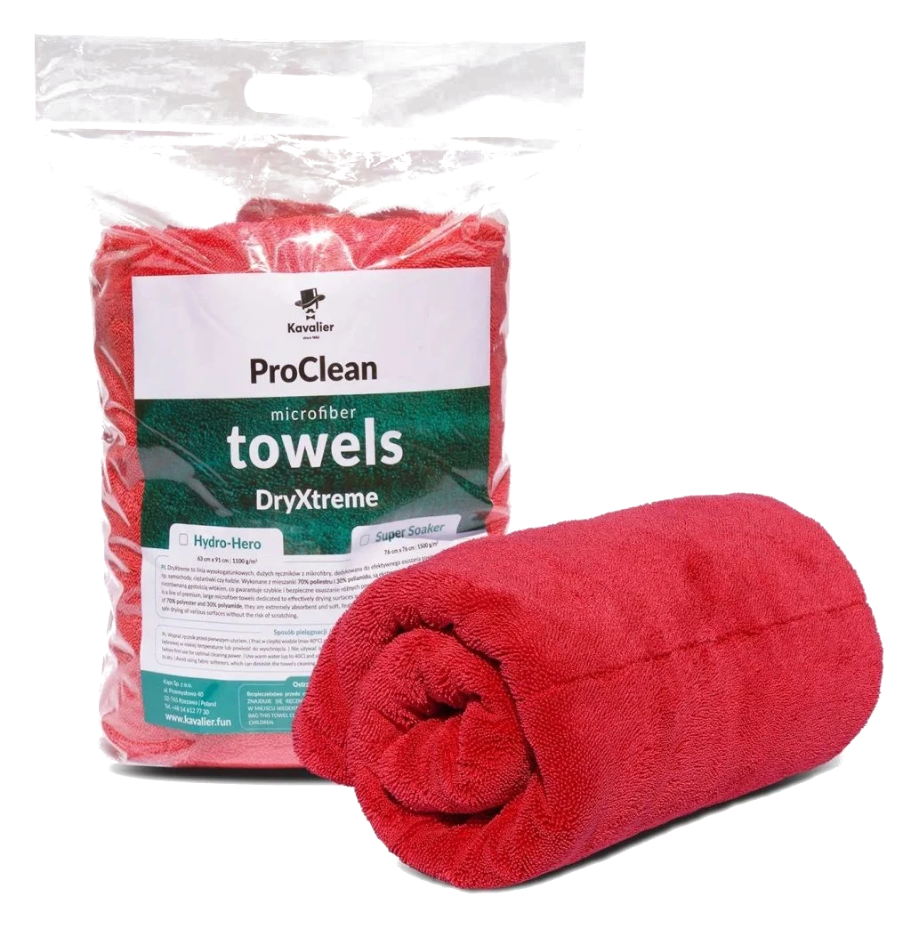 KAVALIER ProClean Microfiber Towel - DryXtreme Super Soaker