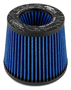 Stożkowy filtr powietrza FMIC.Pro dł. 125mm średnica montażowa 102mm niebieski