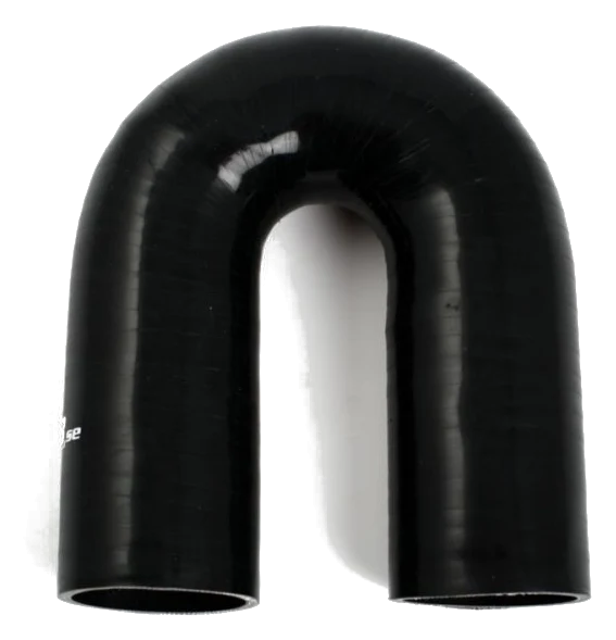 Wąż silikonowy czarny 180 stopni 2,68" (68mm)