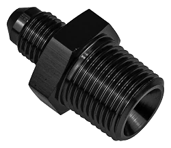 AN10 3/4 NPT Nypel adapter męsko-męski Czarny