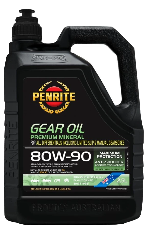 Olej przekładniowy Penrite Gear Oil 80W90 Mineral 2.5L