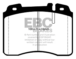 DP4927/2R Klocki hamulcowe YELLOWSTUFF EBC Brakes Mercedes-Benz W124 320 E W124 320 CE W124 320 TE W124 400 E W124 500 E Mercedes-Benz C36 AMG W202 E320 W124 CClass W202 C36 AMG EClass W124