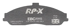 DP81162RPX Sportowe klocki hamulcowe RP-X Racing EBC Brakes AC MK VI Cadillac XLR Chevrolet Corvette C5 Corvette C5 Z06 Corvette C6 Corvette C6 Z51 Opel Monaro Pontiac GTO VAUXHALL Monaro Ca